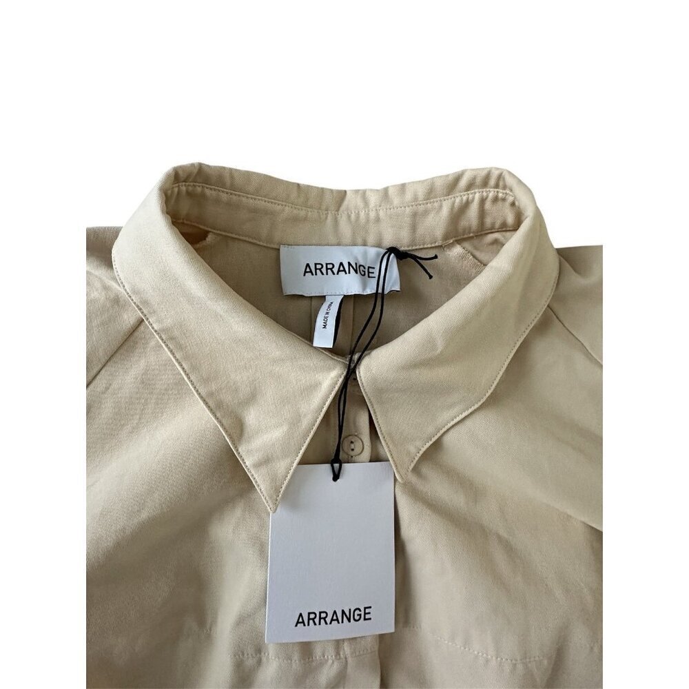 ARRANGE Curve Women’s structured boxy shirt in buttermilk Size 18 New - Picture 2 of 16